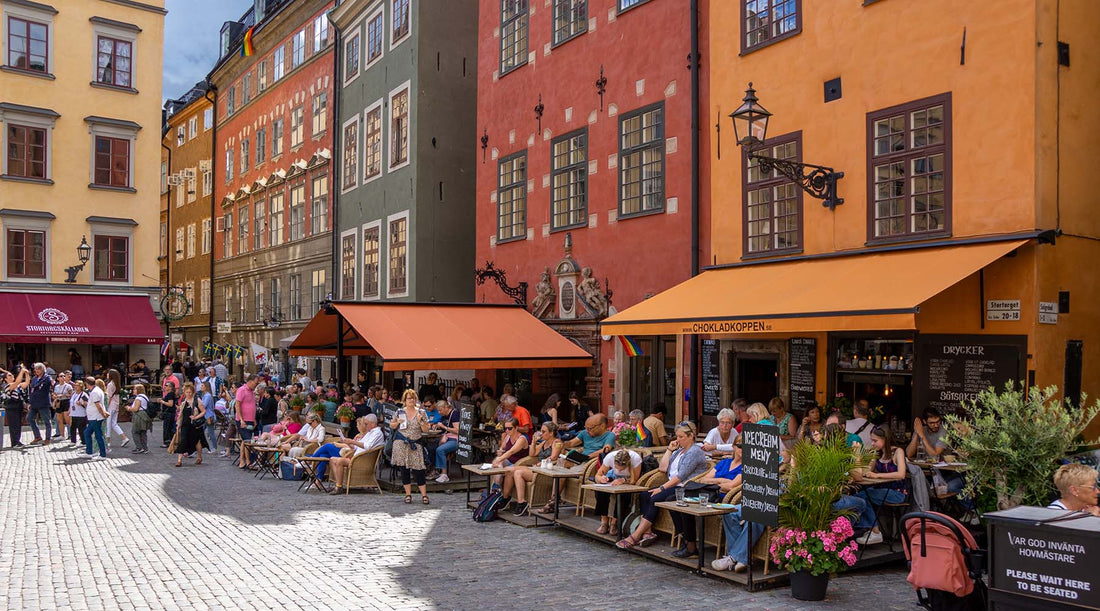 Have a coffee in the Gamla Stan district in Stockholm