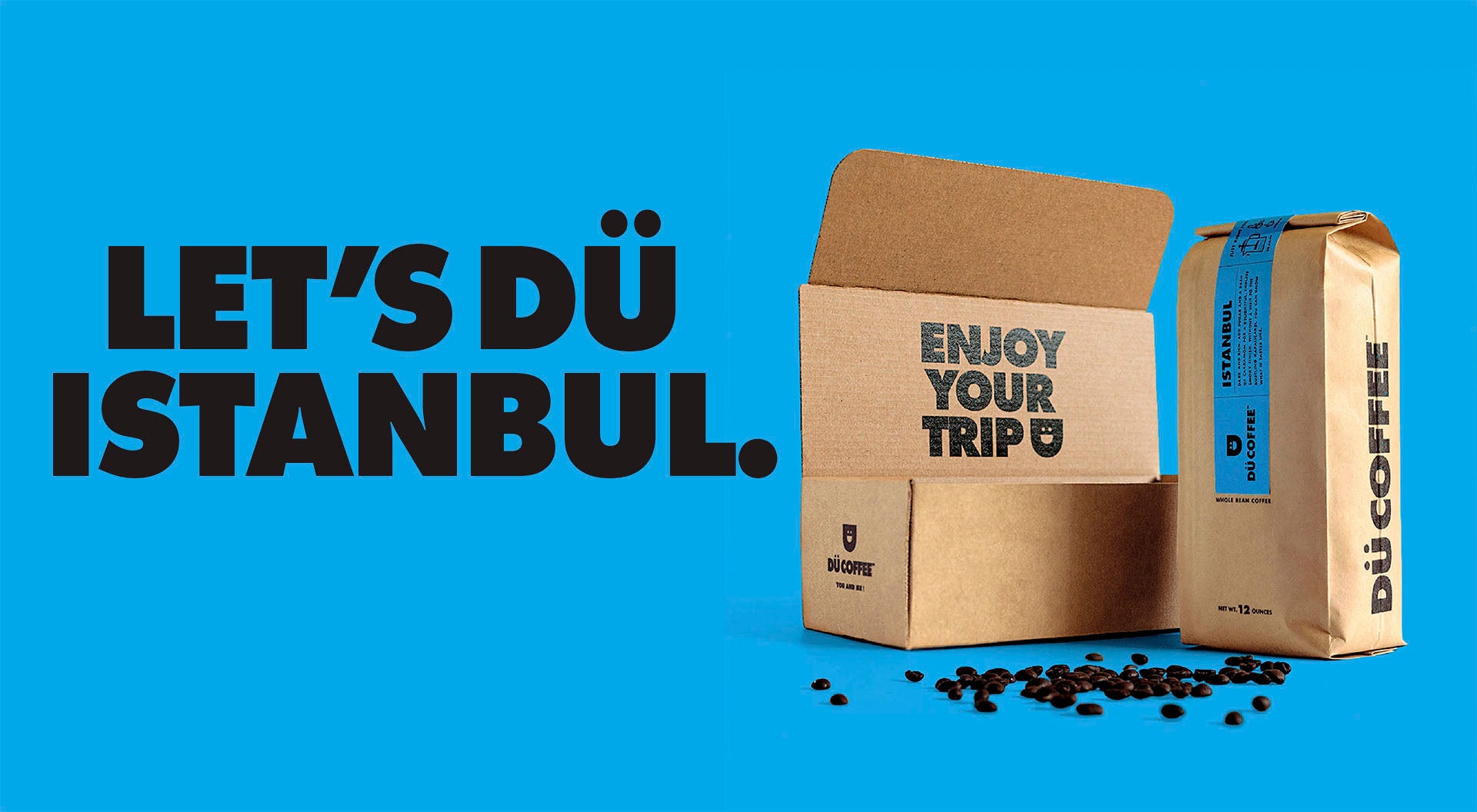 Let's Dü Coffee!  Our Istanbul blend is based on the grand darker roasts of Istanbul.