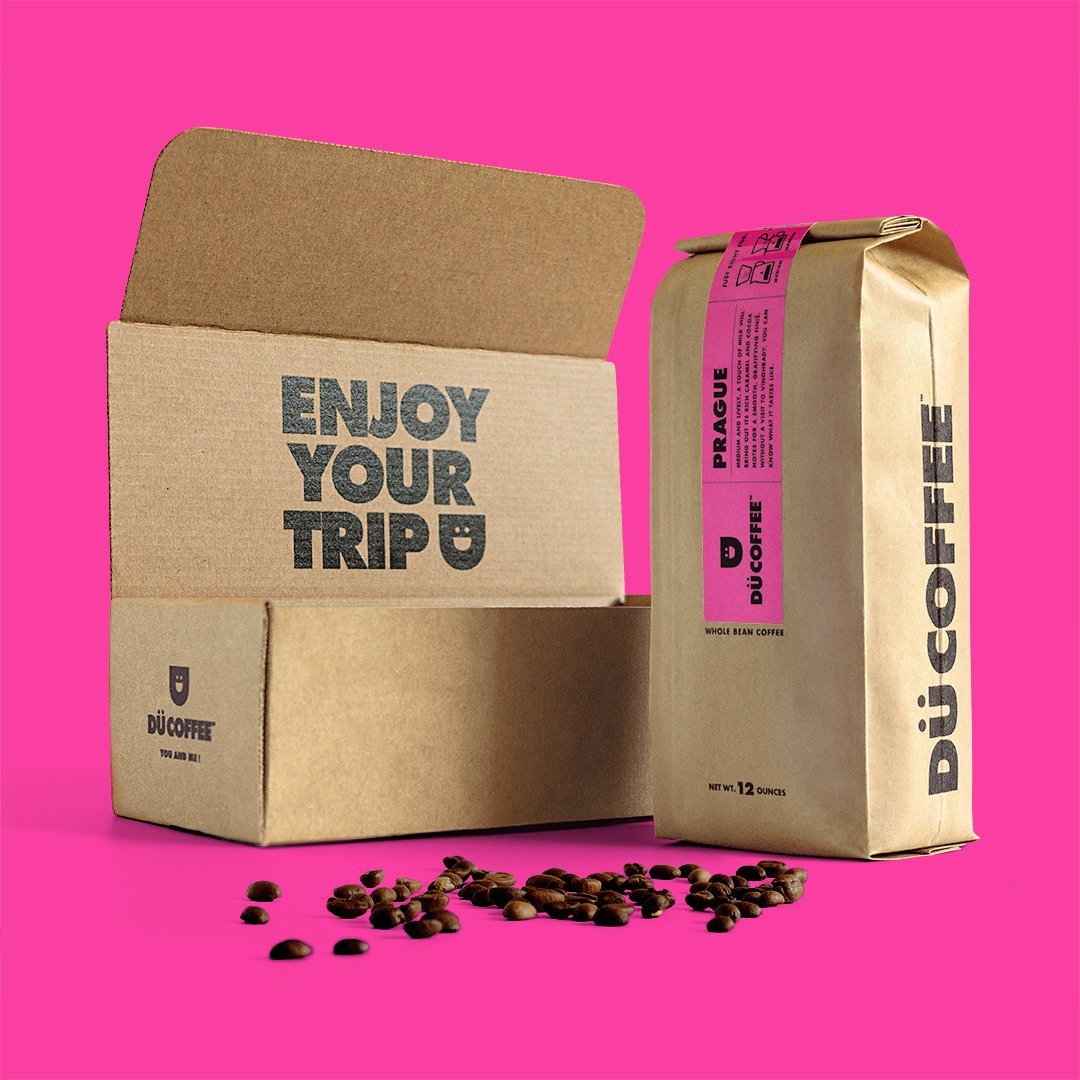 Let's Dü Prague!  Our medium roast coffee